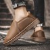 Men Plush Lining Thicken Warm Non Slip Wear Resistant Casual Shoes