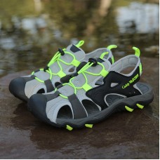 Men Outdoor Elastic Band Protect Toe Casual Sport Sandals